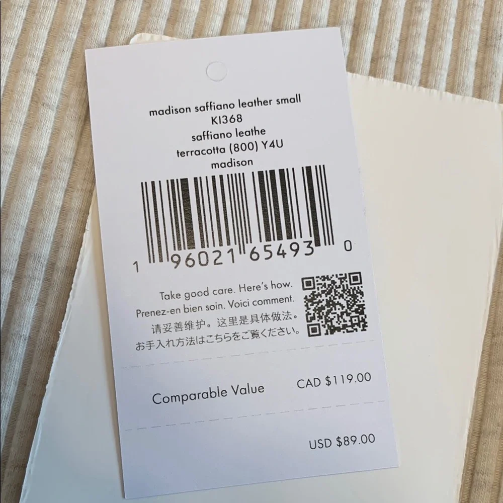 NWT - Kate Spade Madison Small Slim Card Holder in Terracotta Tile - Picture 11 of 16